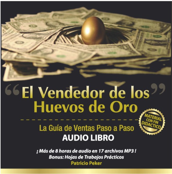 Frente lámina CD Audio Libro El Vendedor de los Huevos de Oro